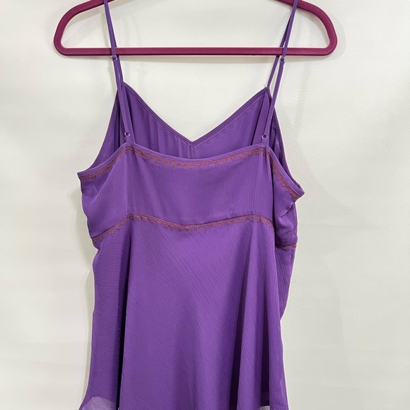 Mix It purple top with sequins boho sz 1x plus size EC - Picture 9 of 14